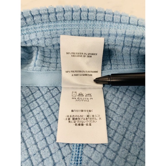 Patagonia R1 Regulator Jacket Women XS Light Blue Full Zip Polartec Waffle EUC - Picture 8 of 13